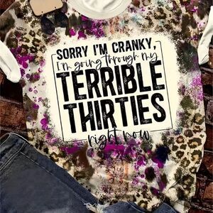 Terrible Thirties shirt size large L women’s NWOT